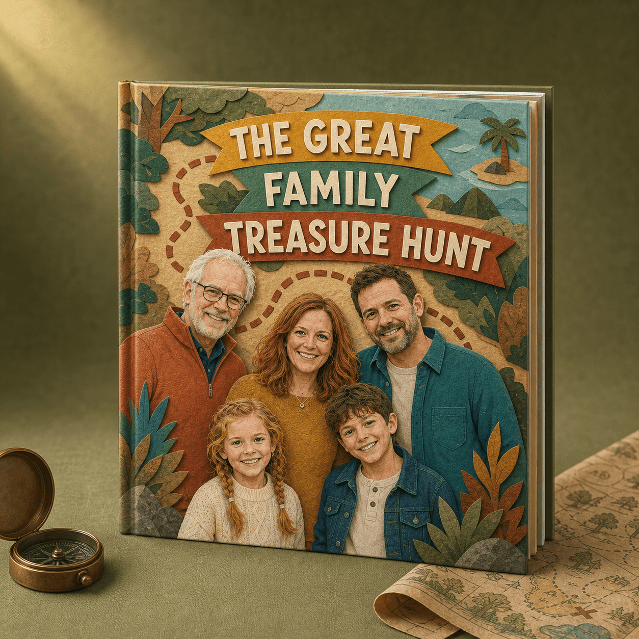 The Great Family Treasure Hunt paperback product photo
